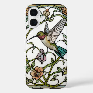 Elegante kolibriekunst botanische boho chic iPhone 16 hoesje