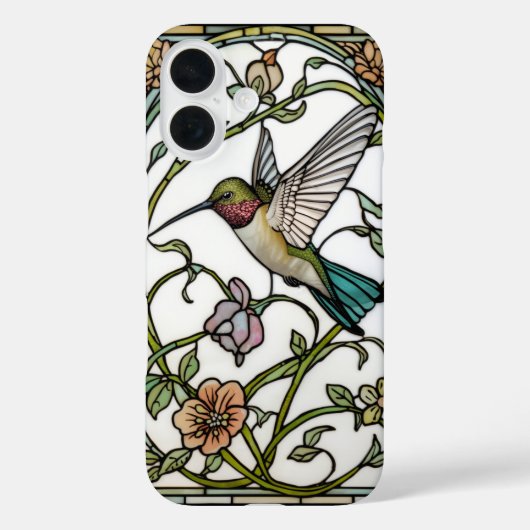 Elegante kolibriekunst botanische boho chic Case-Mate iPhone case (Achterkant)