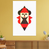 Elegante Koningin Canvas Afdruk (Insitu (Woonkamer))