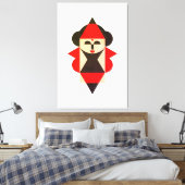 Elegante Koningin Canvas Afdruk (Insitu (Slaapkamer))