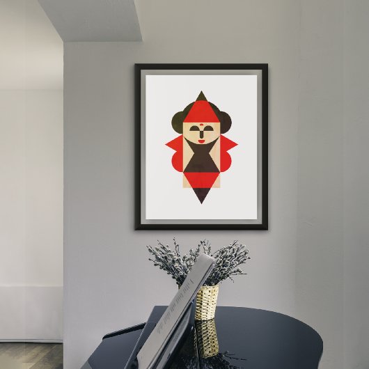 Elegante Koningin Canvas Afdruk