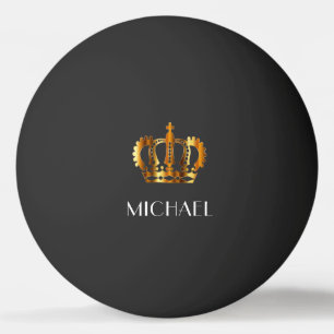 Elegante Koninklijke Gouden Kroon Naam Ping Pong B Pingpongballen
