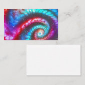 elegante kosmische rook, wervelkolom strepen fract visitekaartje (Voorkant / Achterkant)