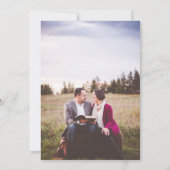 Elegante kraft 30e huwelijksjubileum uitnodiging (Achterkant)