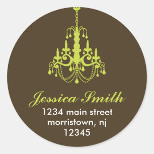 Elegante kroonluchter Stickers