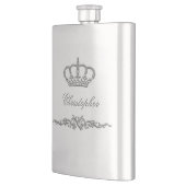 Elegante kroonprins koning monogram flacon (Links)