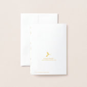 Elegante kruissympathie folie kaarten (Met envelop)