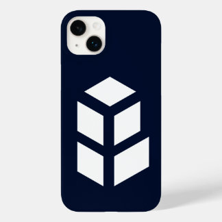 Elegante kubus zwart wit Case-Mate iPhone 14 plus hoesje