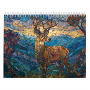 Elegante Kunst Tiffany Style Gebrandschilderde G Kalender