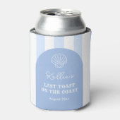 Elegante laatste toast bruidsfeest cadeau blikjeskoeler (Blikje Voorkant)
