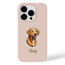 Elegante labrador retriever aangepaste foto blush 