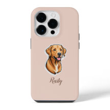 Elegante labrador retriever aangepaste foto blush