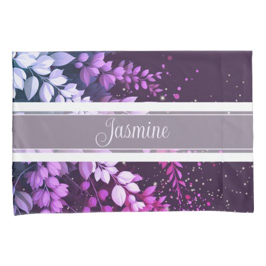 Elegante Laburnum Cascade Kussensloop (Voorkant-Rechts)