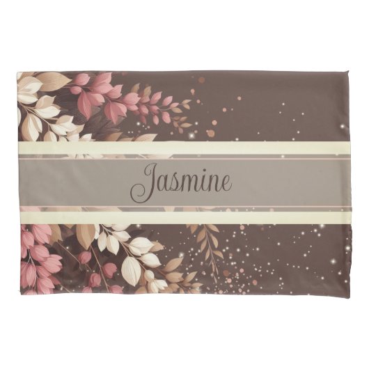 Elegante Laburnum Cascade Kussensloop (Voorkant-Links)