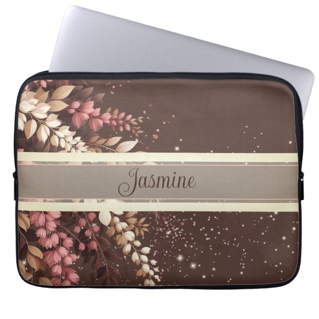 Elegante Laburnum Cascade Laptop Sleeve (Voorkant)