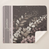 Elegante Laburnum Cascade Sherpa Deken (Voorkant (horizontaal))