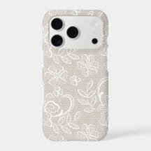 Elegante Lace Esthetische iPhone 17 Pro Hoes