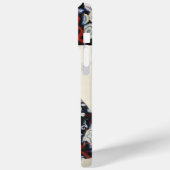 ELEGANTE LADY FLORAL DRESS MET ZWARTE WITTE STROME Case-Mate iPhone CASE (Achterkant / Links)