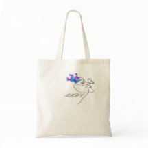 Elegante LADY-typografie boodschappentas | Minimaa