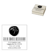 Elegante lange naam grote aangepaste Logo retourad Rubberstempel (Gestempeld)