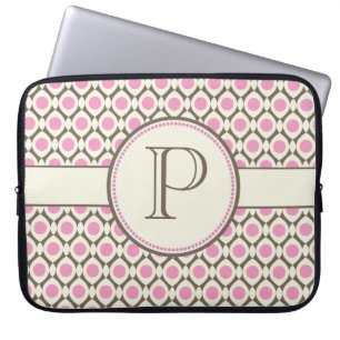 Elegante Laptop van het Patroon van het Monogram Sleeve