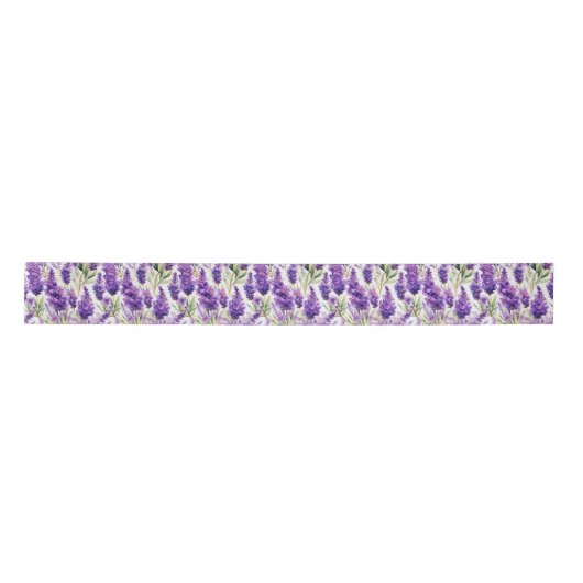 Elegante Lavendel Bloemen Lint (Voorkant)