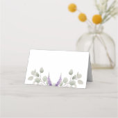 Elegante lavendel Eucalyptus laat naam na (Achterkant)