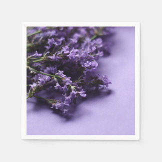 Elegante lavendel papieren servet