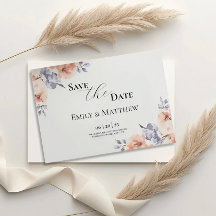 Elegante Lavendel Waterverf Bruiloft Save The Date
