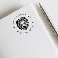 Elegante leeuw uit de bibliotheek van Custom Name