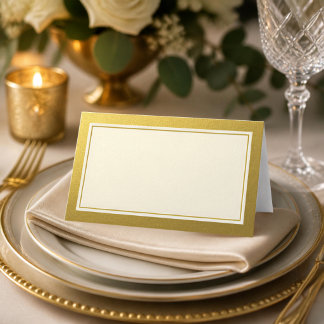 Elegante lege gouden glitterrand
