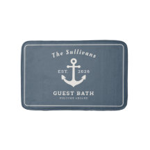 Elegante Leiste Blau Kustanker Monogram