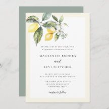 Elegante Lemon Butter Geel Natuur bruiloft