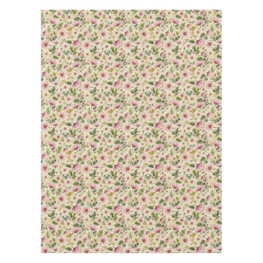 Elegante lente bloemenprint tafelkleed (Voorkant)