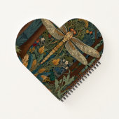 Elegante  libel art boho chic botanisch notitieboek (Achterkant)