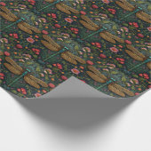 Elegante  libel boho botanische cadeaupapier (Hoek)