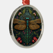 Elegante libel boho botanische metalen ornament (Rechts)