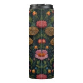 Elegante  libel boho botanische thermosbeker (Achterkant)