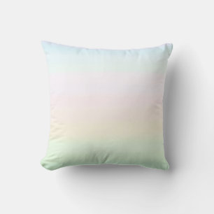 Elegante lichte pastelkleuren verloop kussen