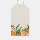 Elegante liefde bij First Spritz' Vrijgezellenfees Cadeaulabel (Achterkant)