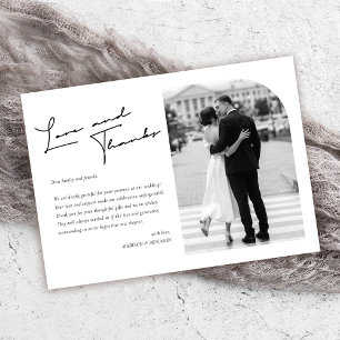 Elegante liefde en Bedankt bruiloft