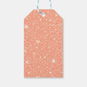 Elegante Liefde Zo Zoet Als Een Perzik Bruidsfeest Cadeaulabel (Achterkant)