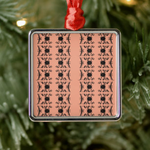 Elegante liefdesbrieven: een Roos-transformatie Metalen Ornament