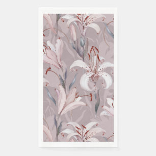 Elegante Lily Papieren Gasthanddoek Servet