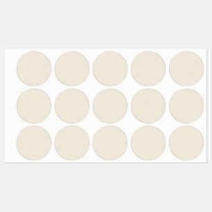 Elegante linnen textuur favor stickers