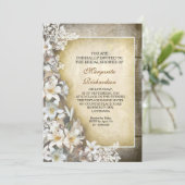 élégante literie victorienne invitation à la douch (Debout devant)