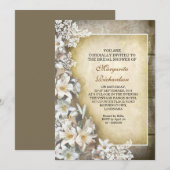 élégante literie victorienne invitation à la douch (Devant / Derrière)