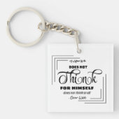 Elegante Logo Sleutelhanger (voorkant)