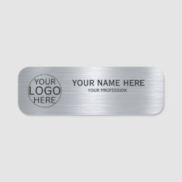 Elegante logo-werknemer magnetisch of veiligheidss naamplaatje