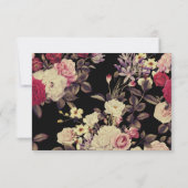 Elegante  look Floral bruiloft gastendetail (Achterkant)